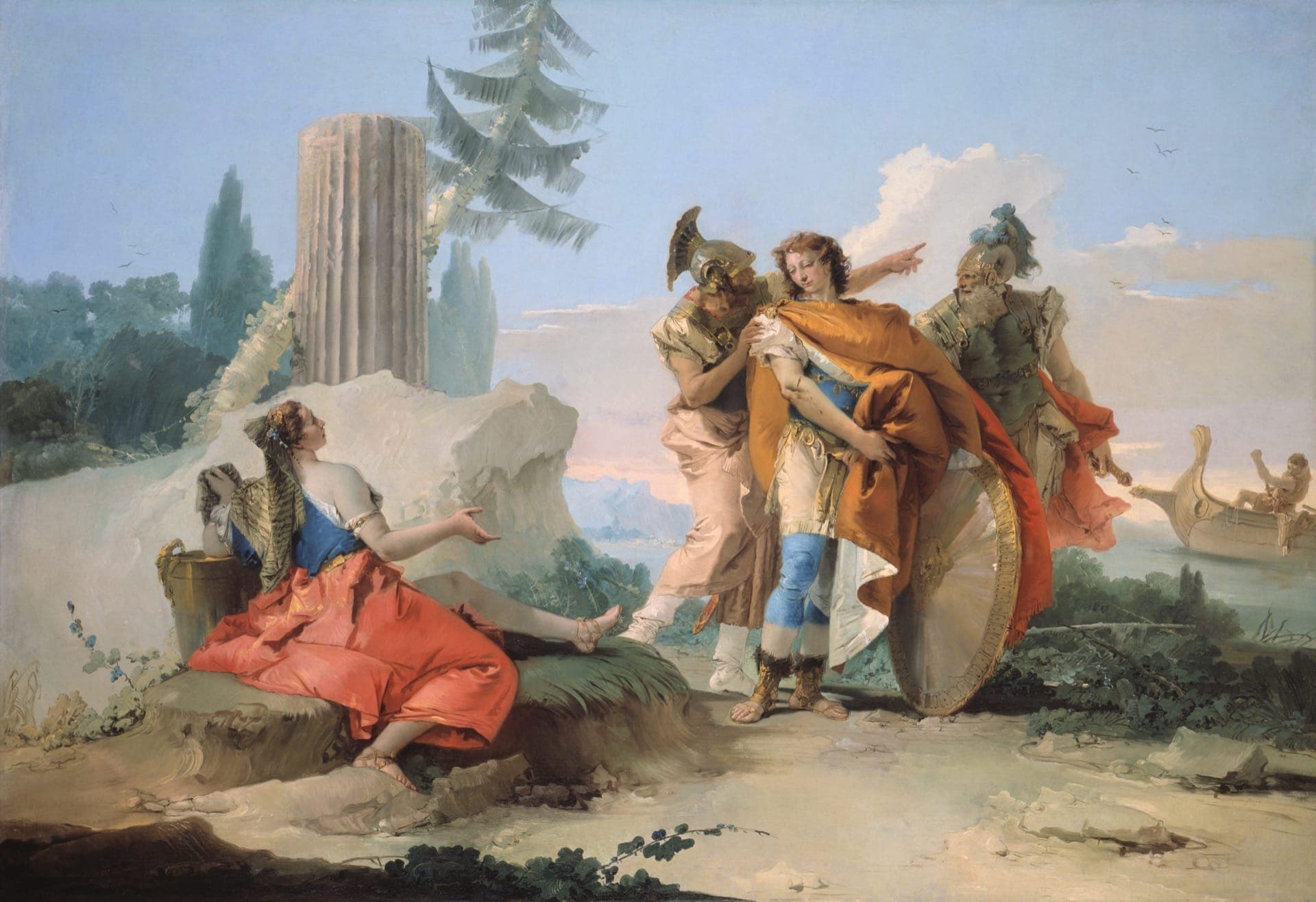 Armida Abandoned By Rinaldo Giovanni Battista Tiepolo 1742