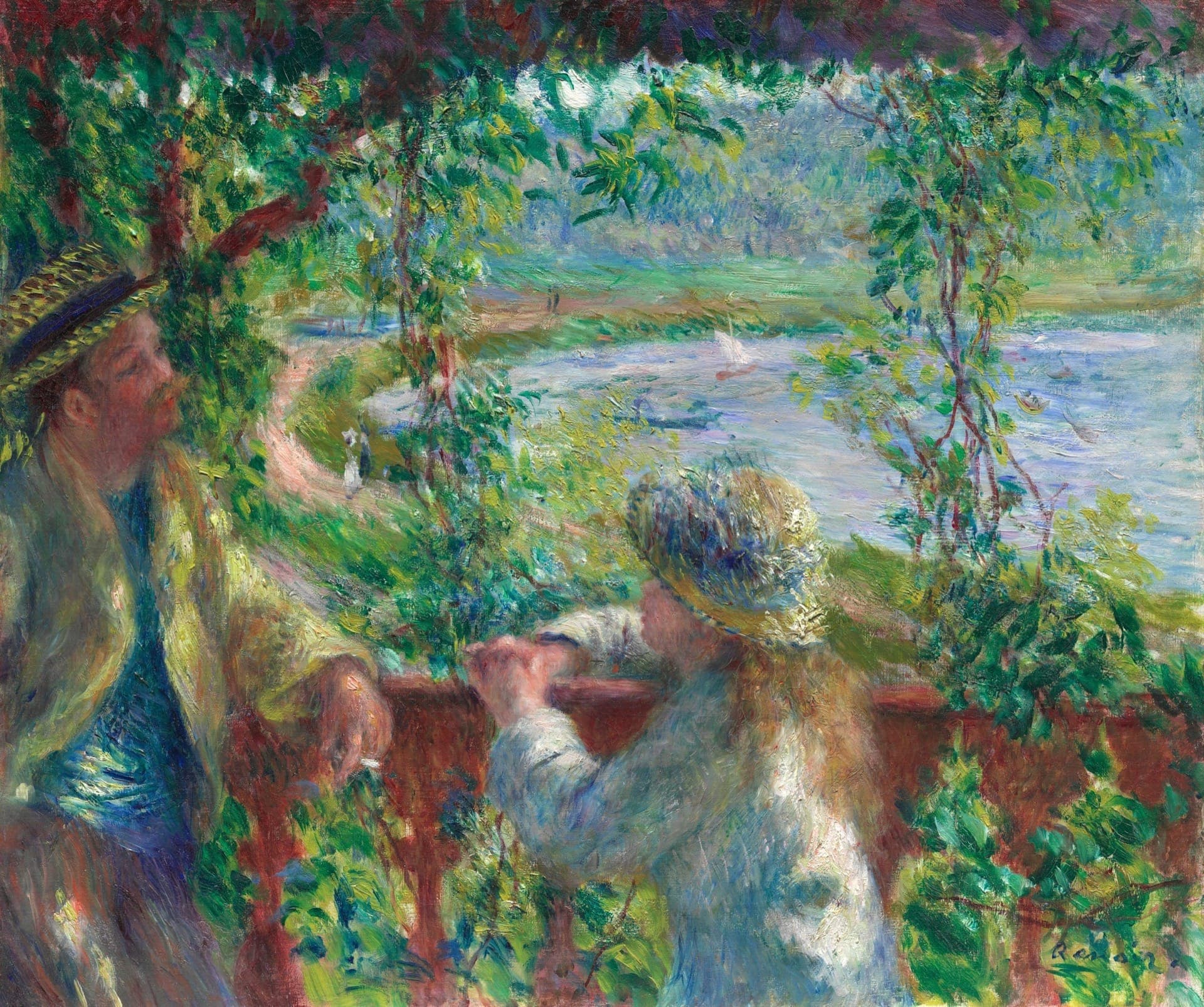 Near The Lake Pierre Auguste Renoir 1879