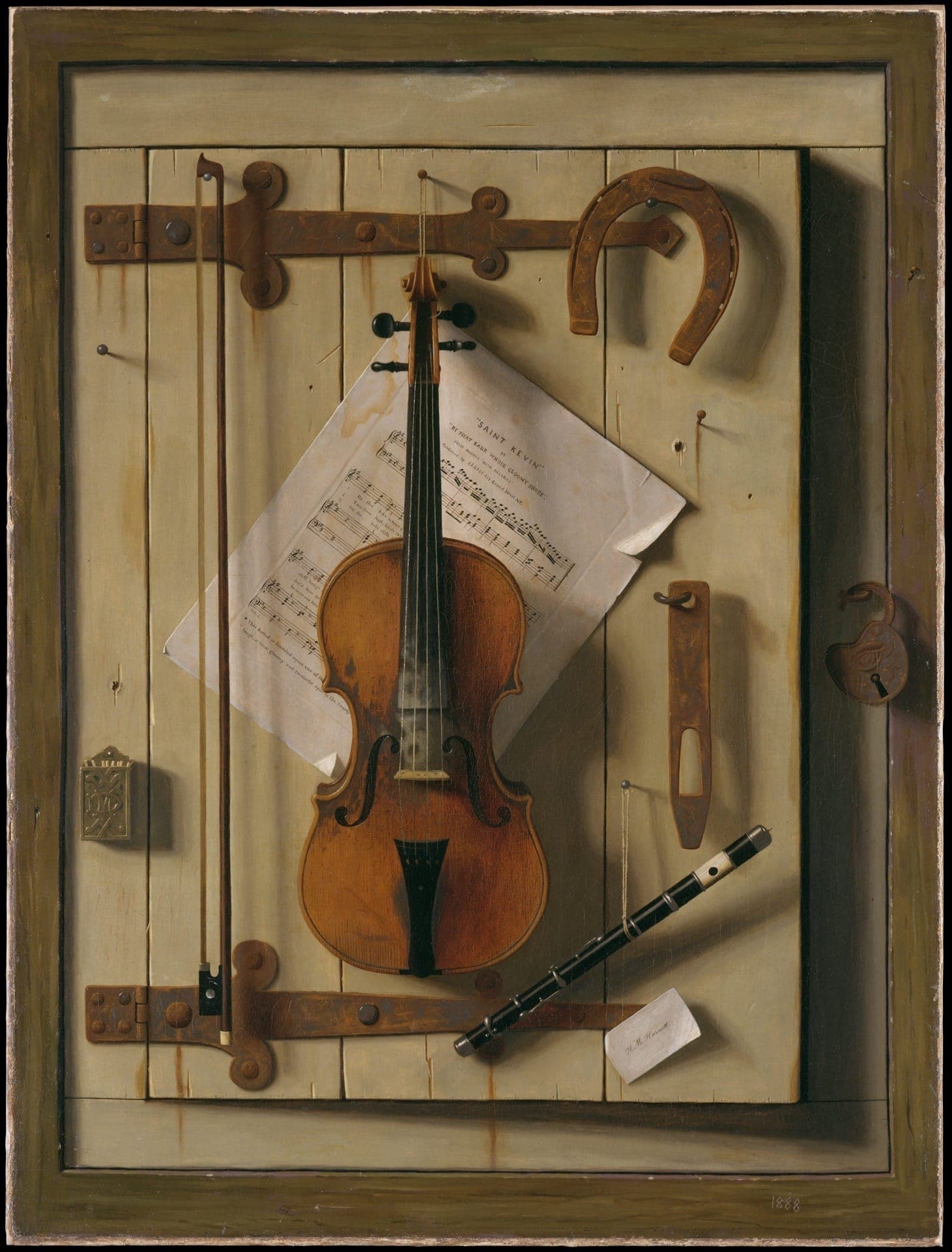 Still Life Violin And Music William Michael Harnett