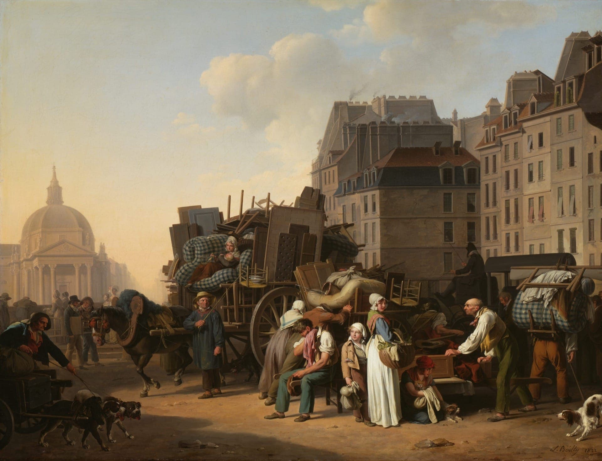 The Movings Louis Léopold Boilly
