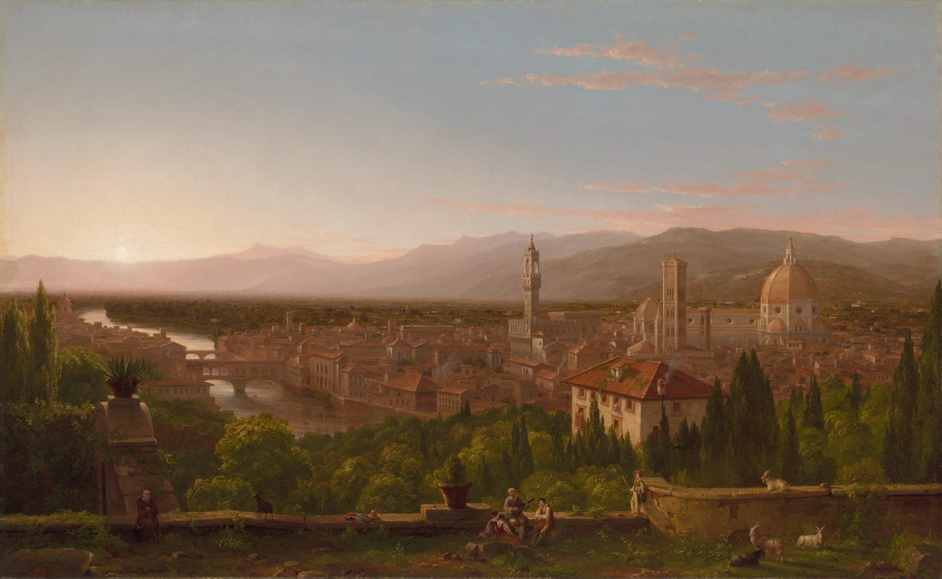 View Of Florence Thomas Cole